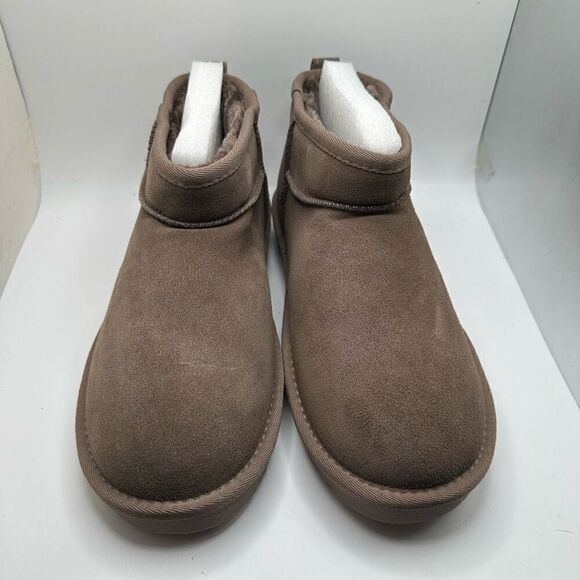 CUSHIONAIRE Women's pull on boot 11 WIDE TAUPE NWT - Picture 2 of 7